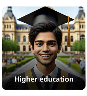 Higher education 